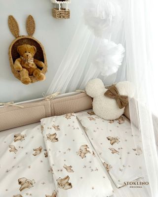 Povlečení v novém vzoru medvídků na přání 🧸🥰 #stoklino #rucniprace #naprani #medvidci #promiminko #handmade #povleceni